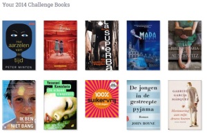 Your 2014 challenge books 1